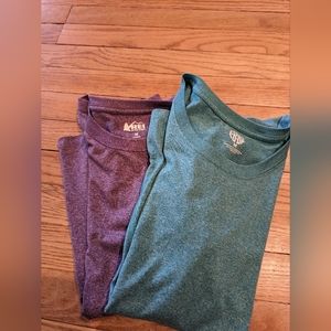 REI active short sleeve shirts